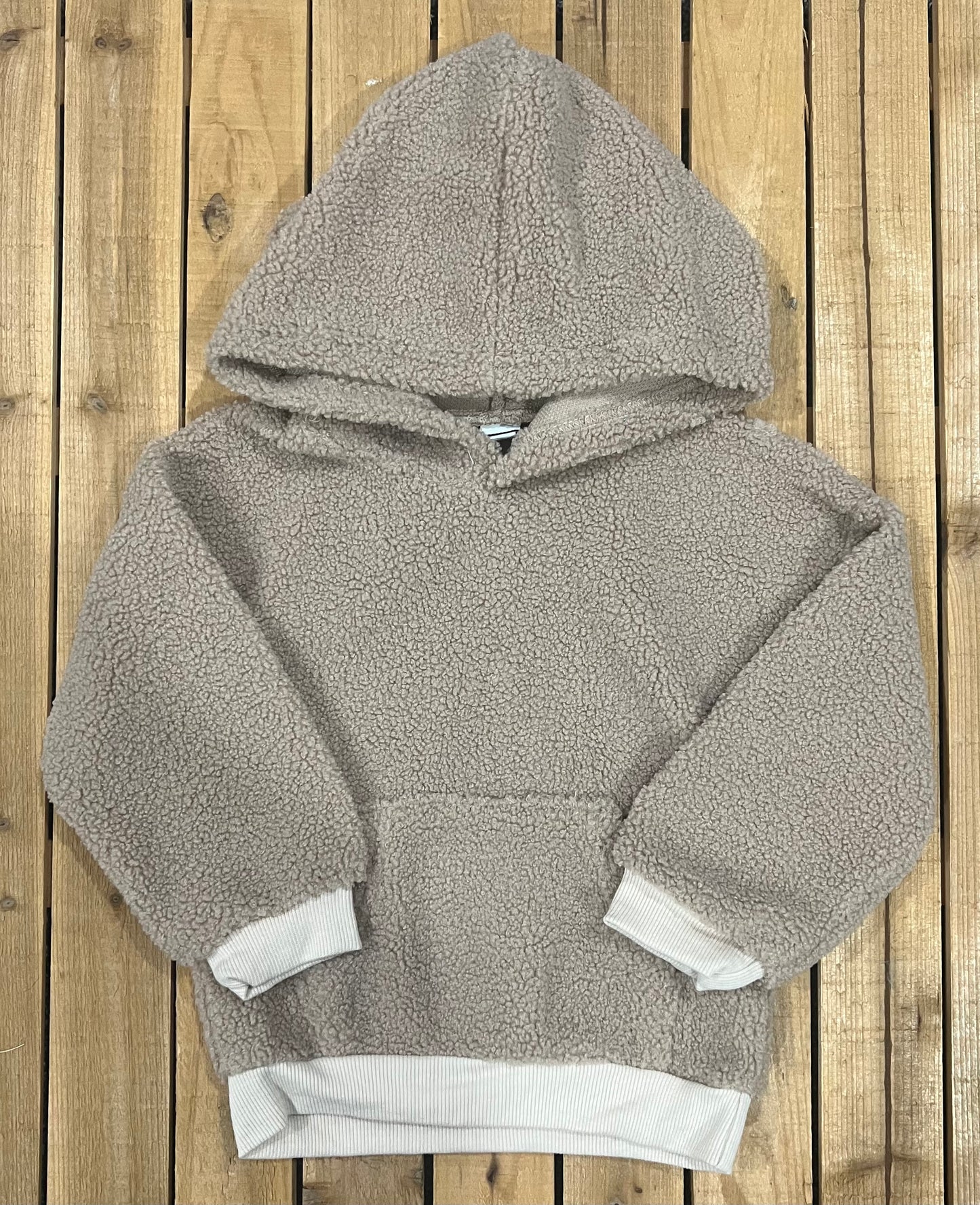 Teddy Neutral Hoodie