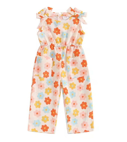 Daisy Print Romper