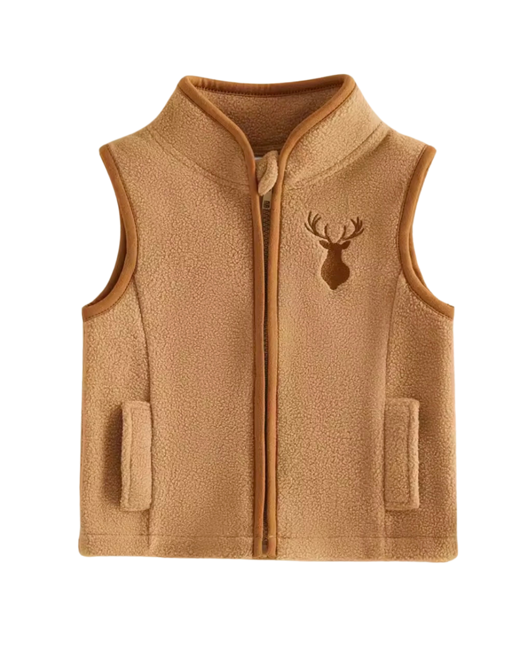 Fleece Deer Vest