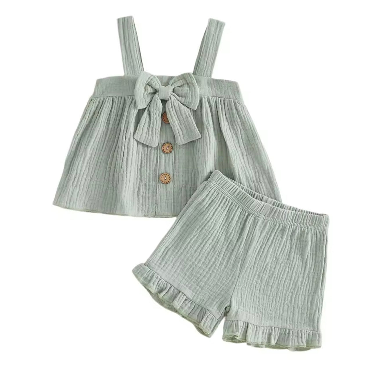 Sage Bow Tank Set