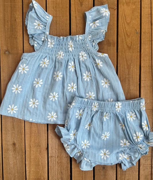 Baby Blue Daisy Set