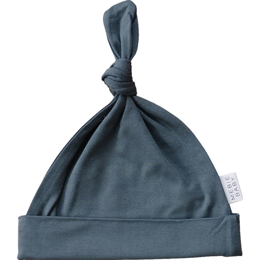 Mebie Baby Charcoal Bamboo Newborn Knot Hat