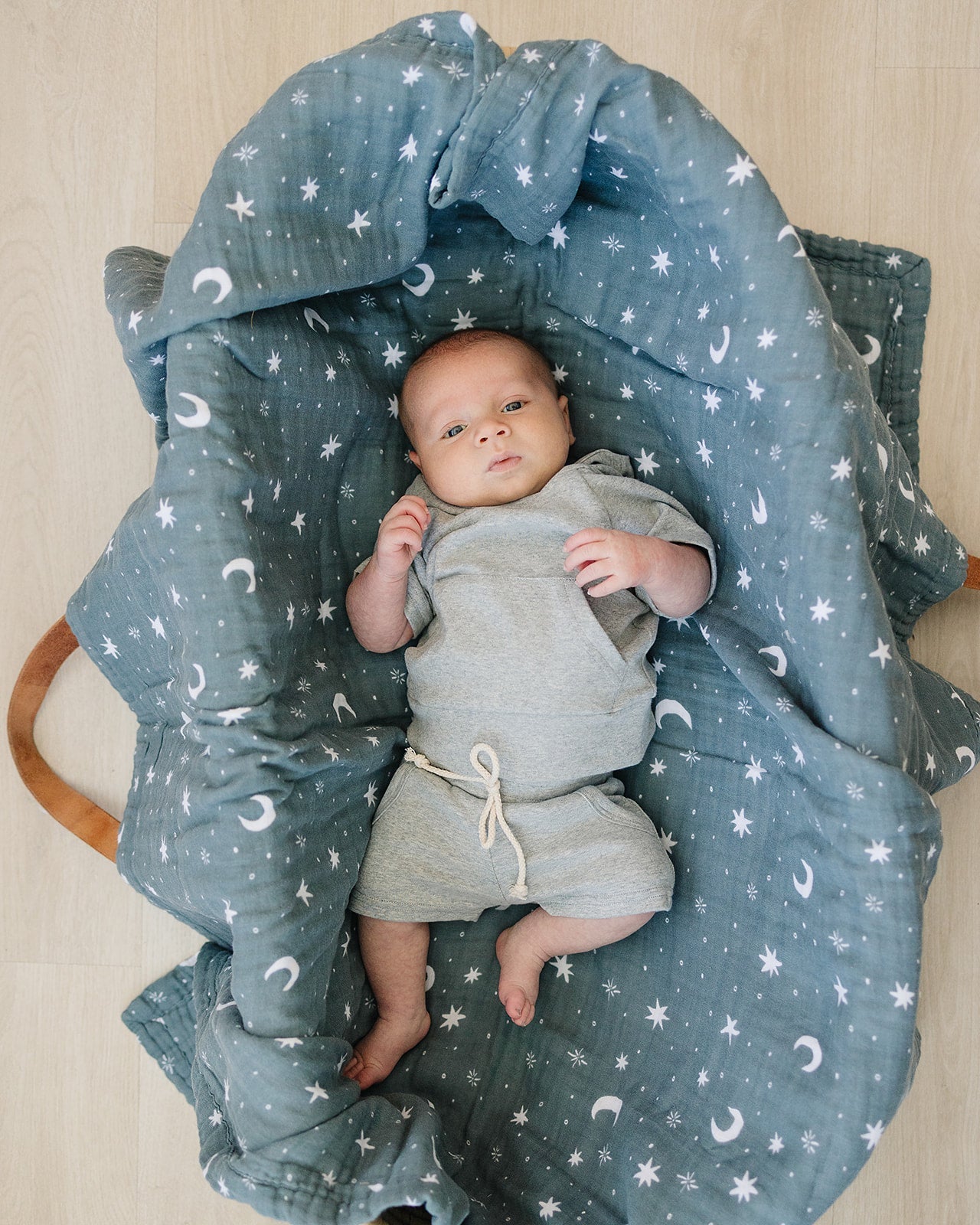 Mebie Baby Night Sky Muslin Quilt