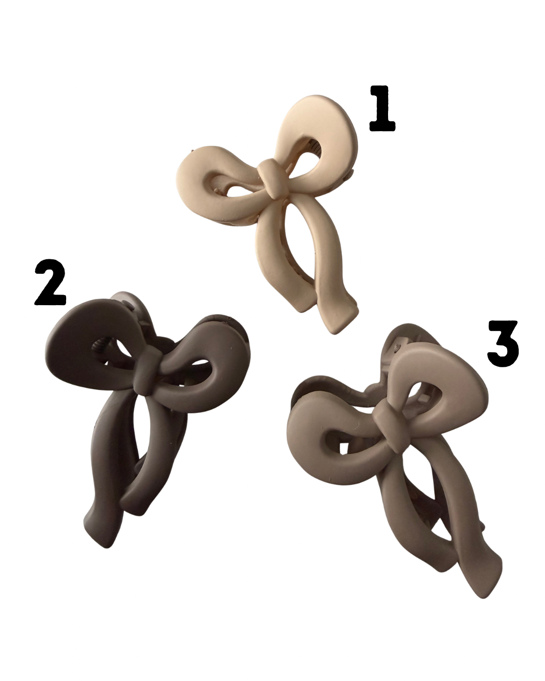 Small Bow Hair Claw