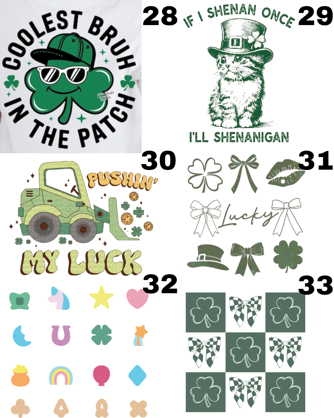 St. Patrick's Day Tee Preorder- DTF Vinyl