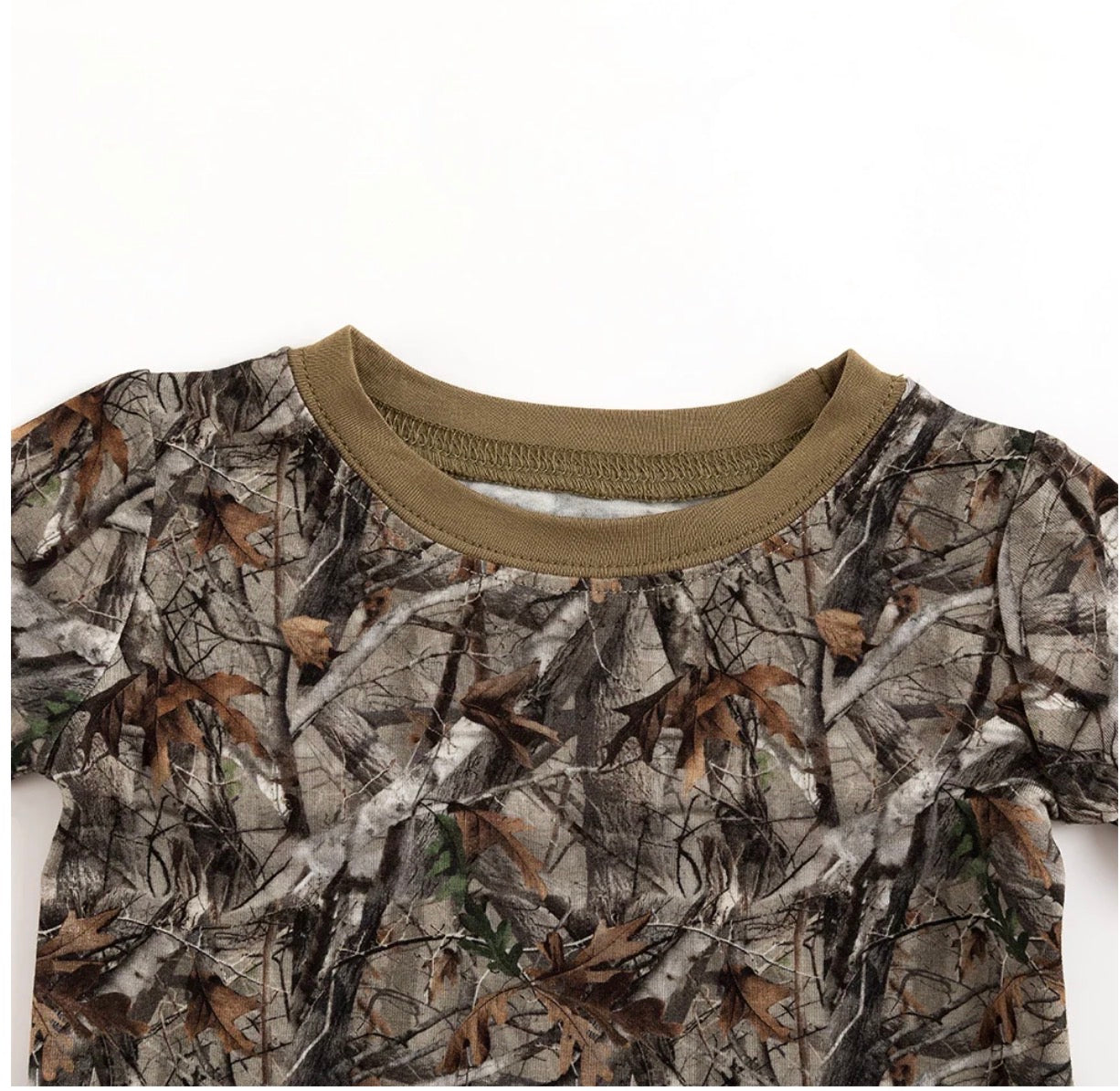 Camo Leaves Bamboo Pajamas
