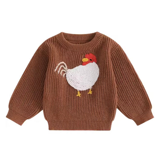 Knit Chicken Sweater