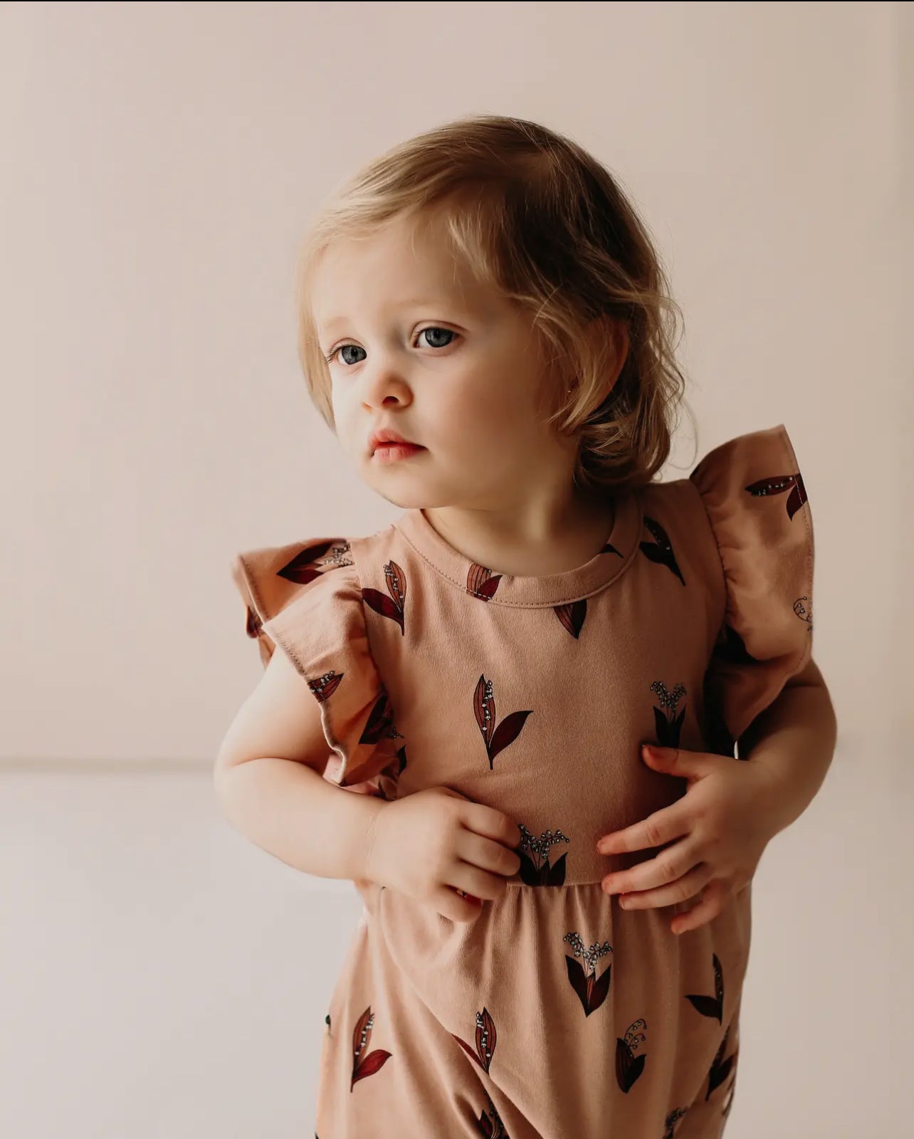 City Mouse Lily of the Valley Romper