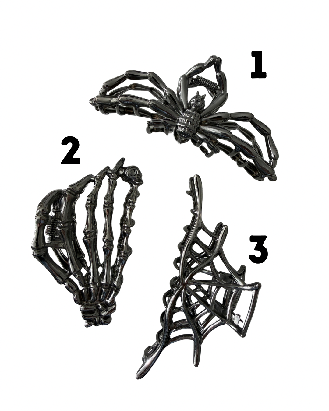Metal Halloween Hair Claws