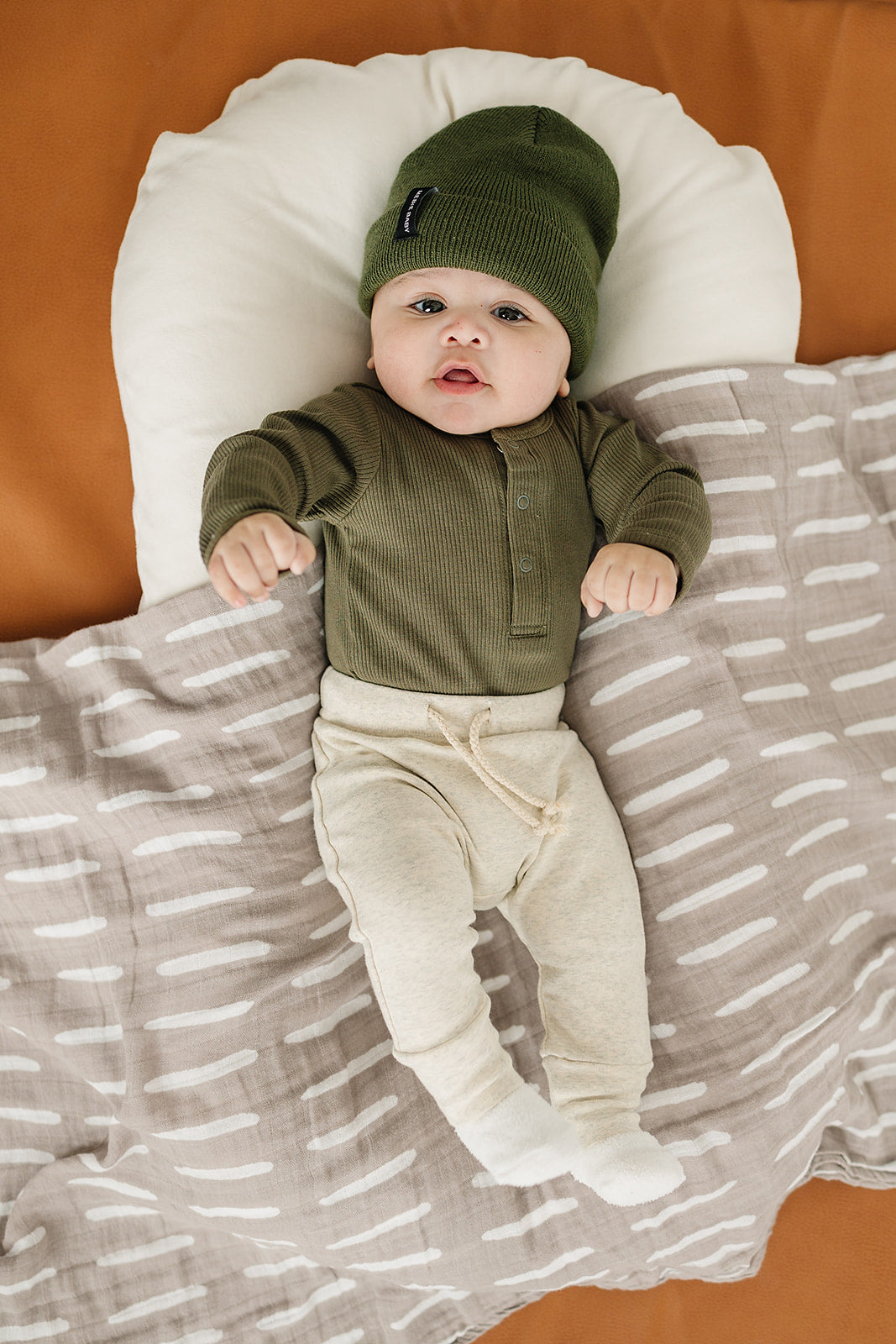 Mebie Baby Green  Beanie