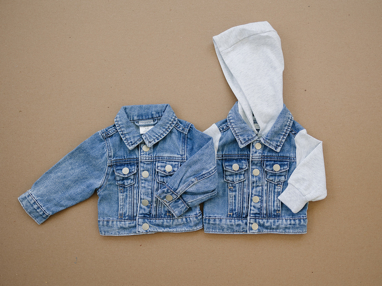 Mebie Baby Hooded Jean Jacket