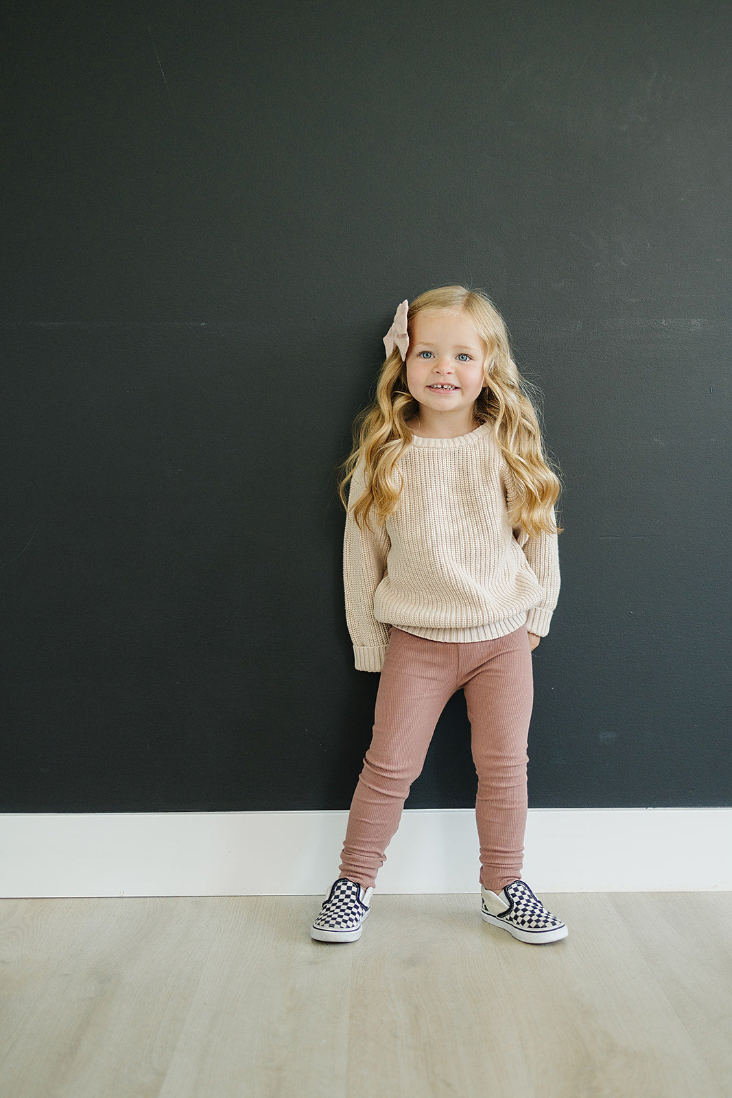 Mebie Baby Dusty Rose Organic Leggings