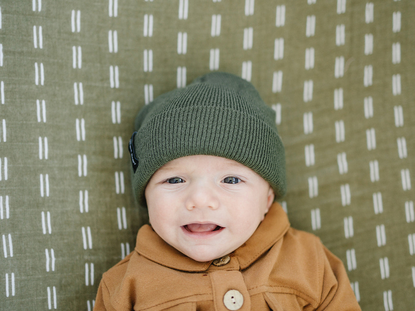 Mebie Baby Green  Beanie