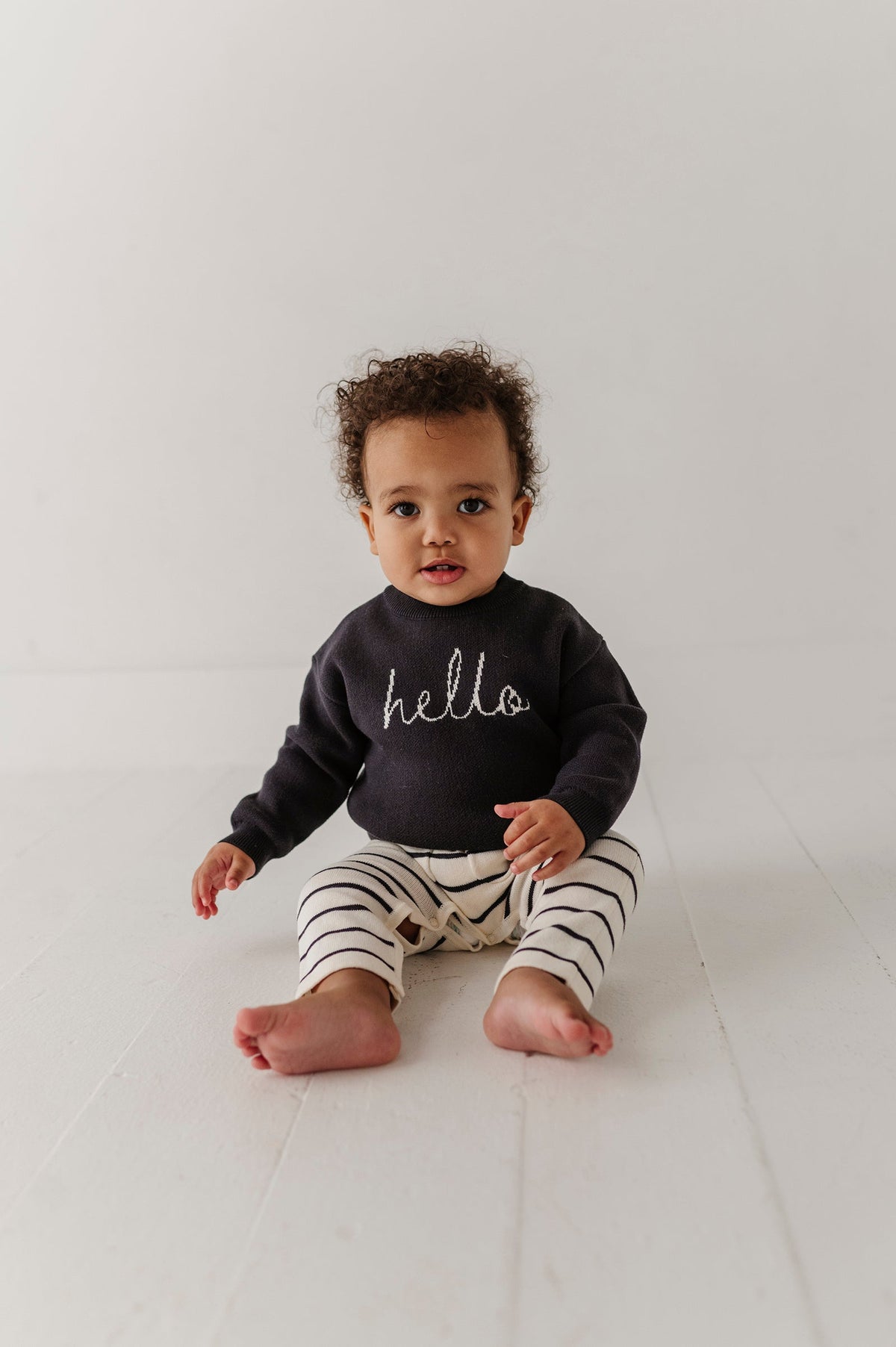 Knit Sweater in Hello