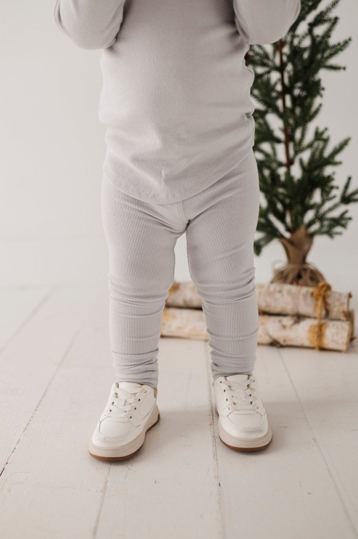 Girl's Ribbed Leggings