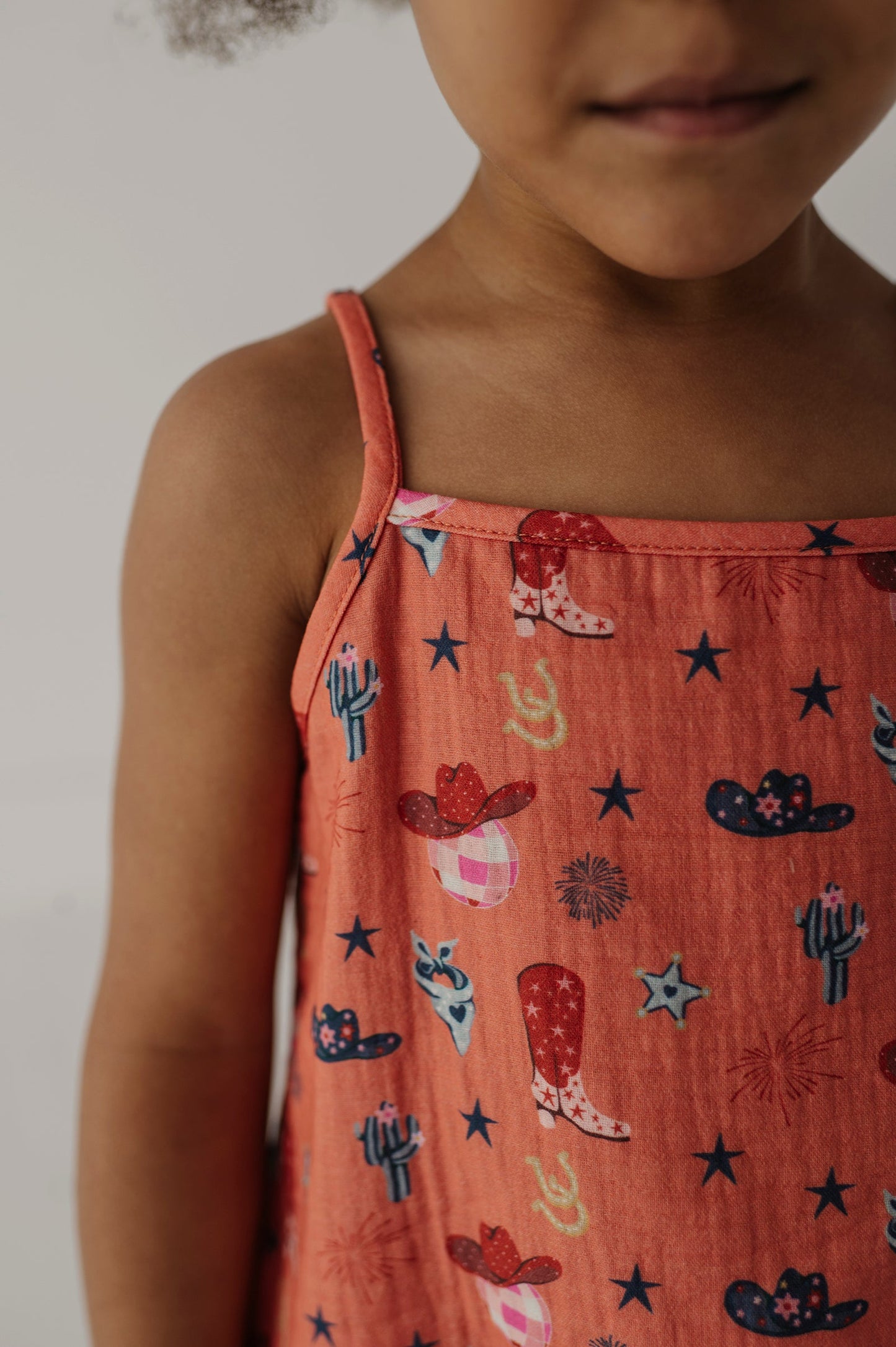 Girl's Gauze Tank & Short Set