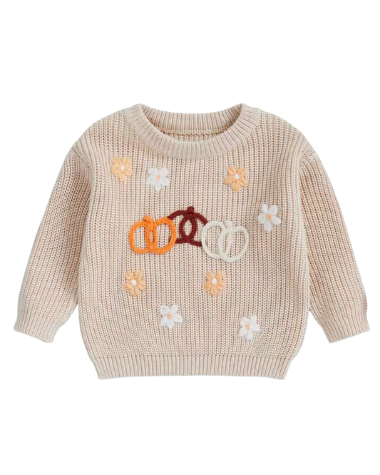 Knit Pumpkins Sweater