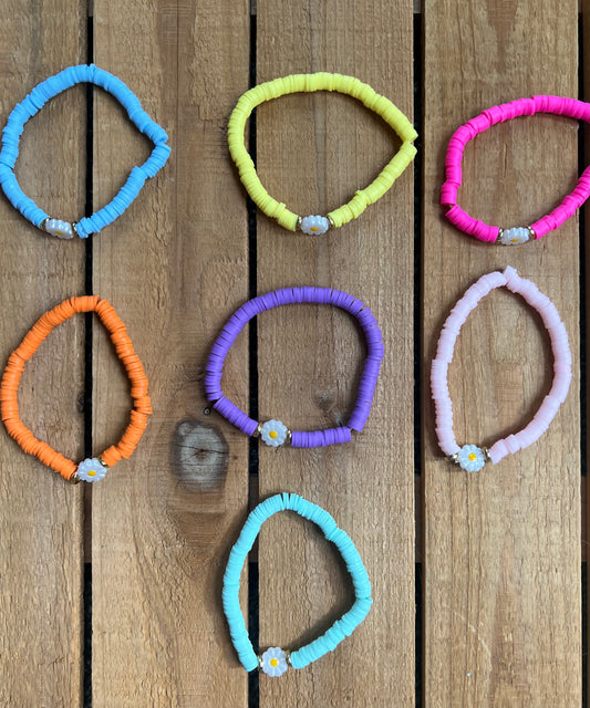 Daisy Beaded Bracelets