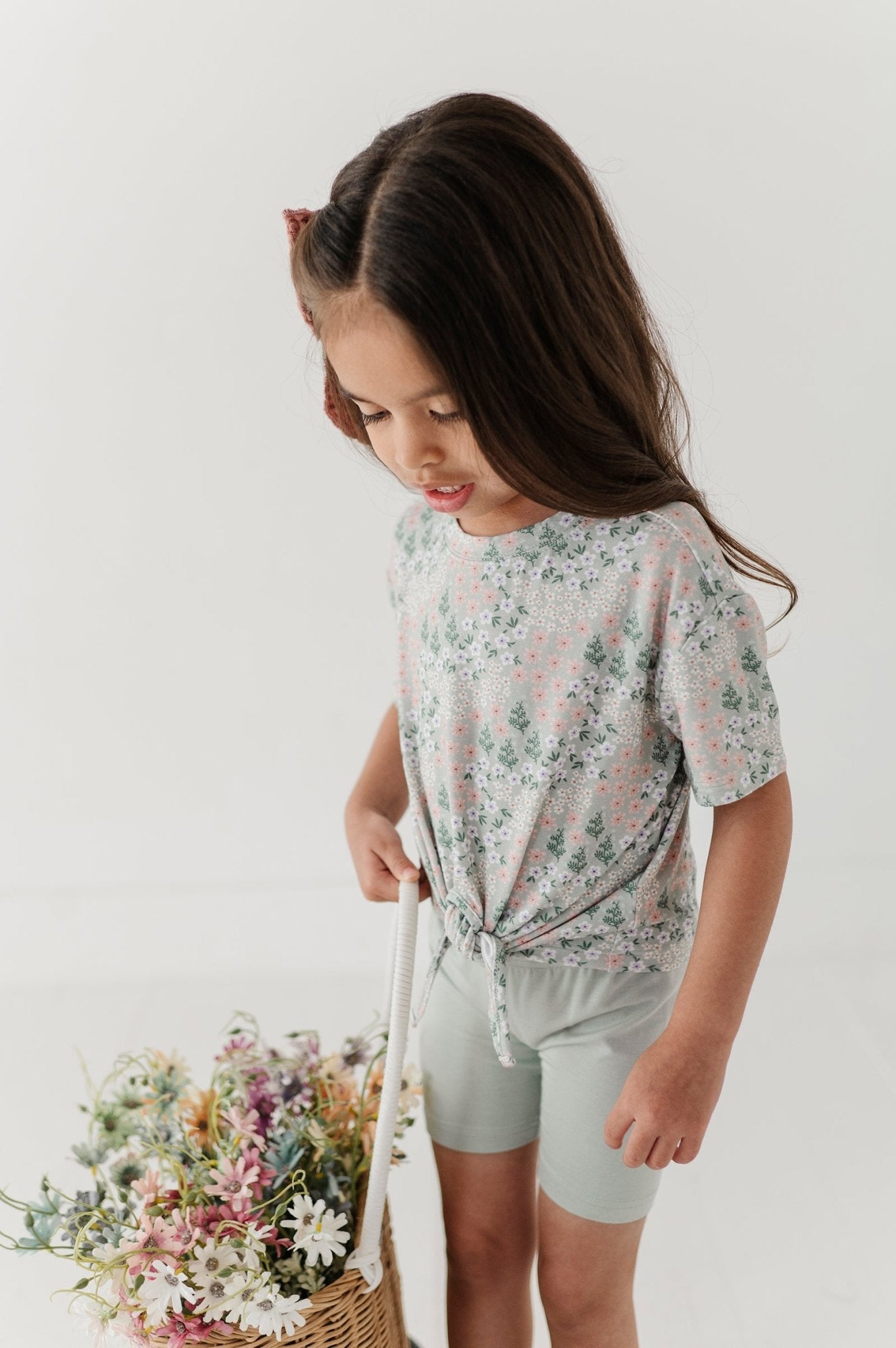 Girl's Tie Front Shirt
