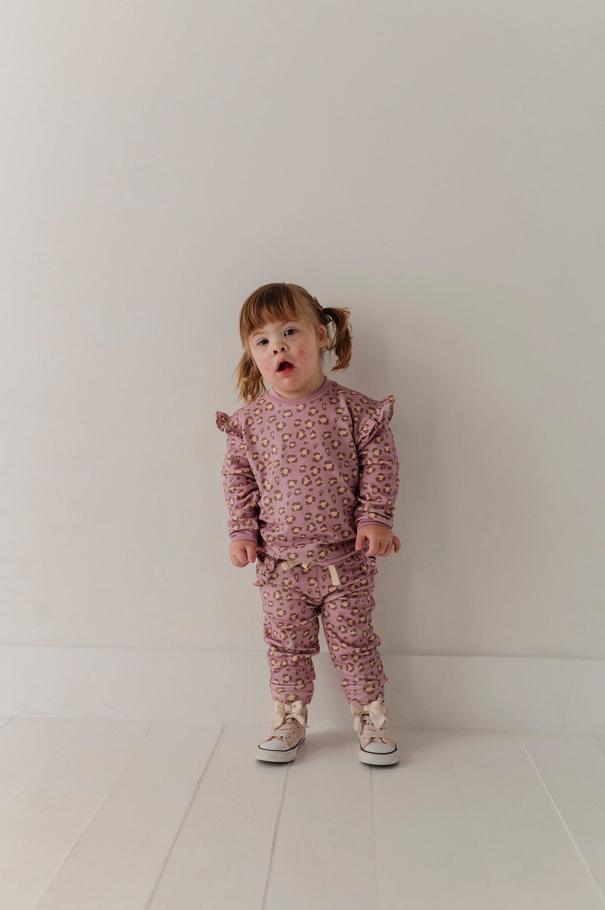 Girls Joggers in Cheetah
