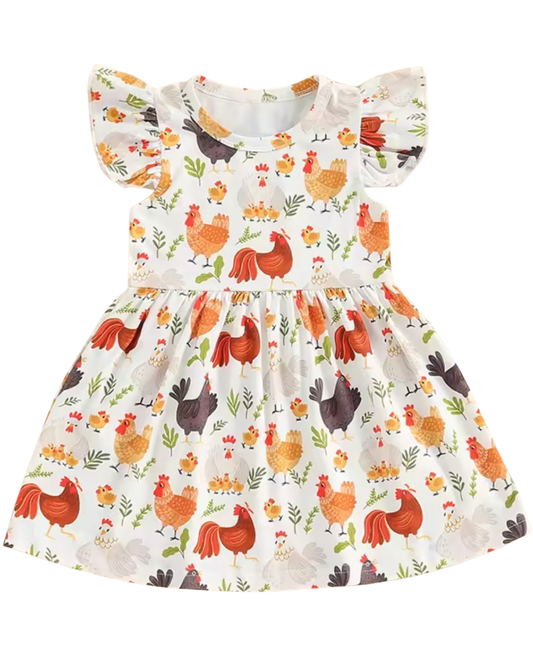 Chicken Twirl Dress