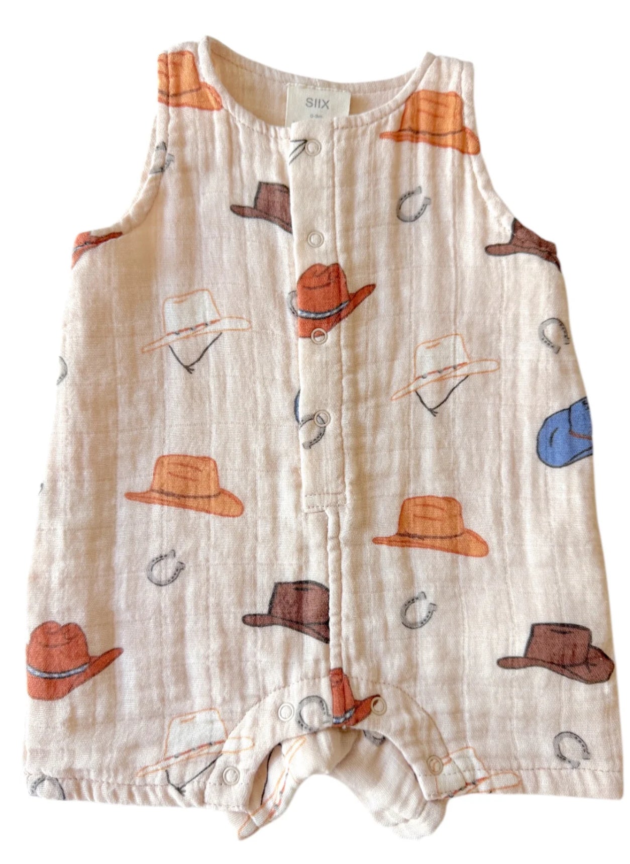 Western Muslin Shortie Romper