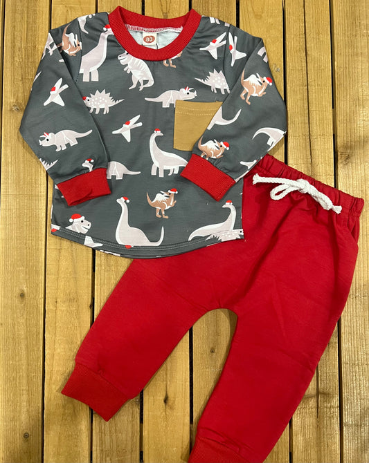 Dinosaur Christmas Set