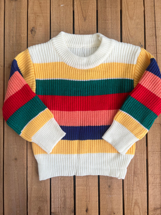 Striped Knit Sweater