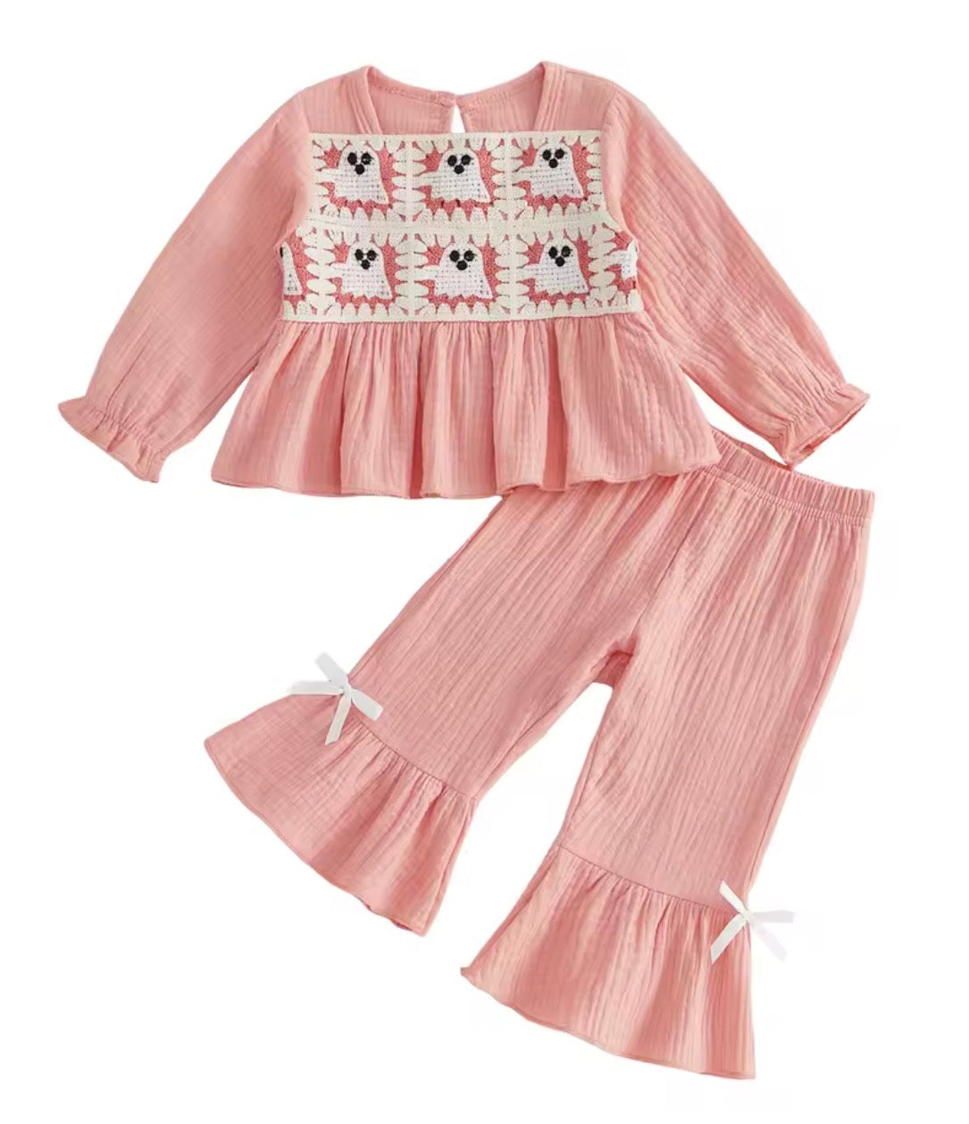 Muslin Crochet Ghost Set