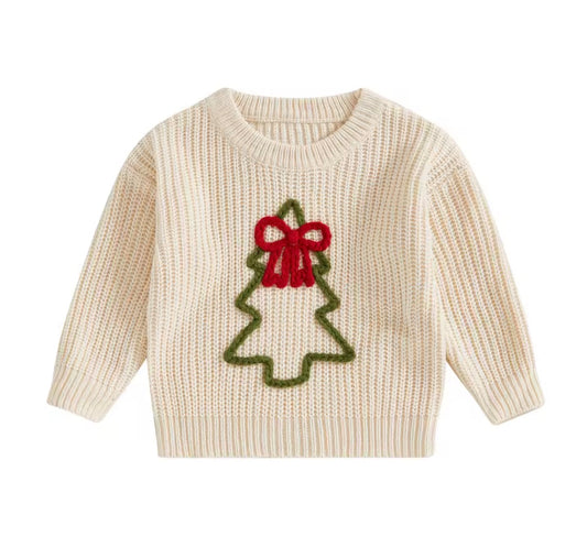 Knit Christmas Tree Sweater