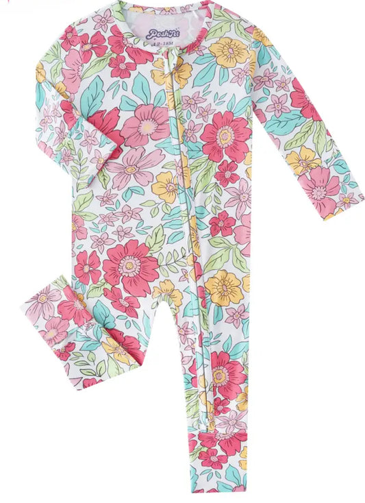 Bamboo Floral Print Sleeper