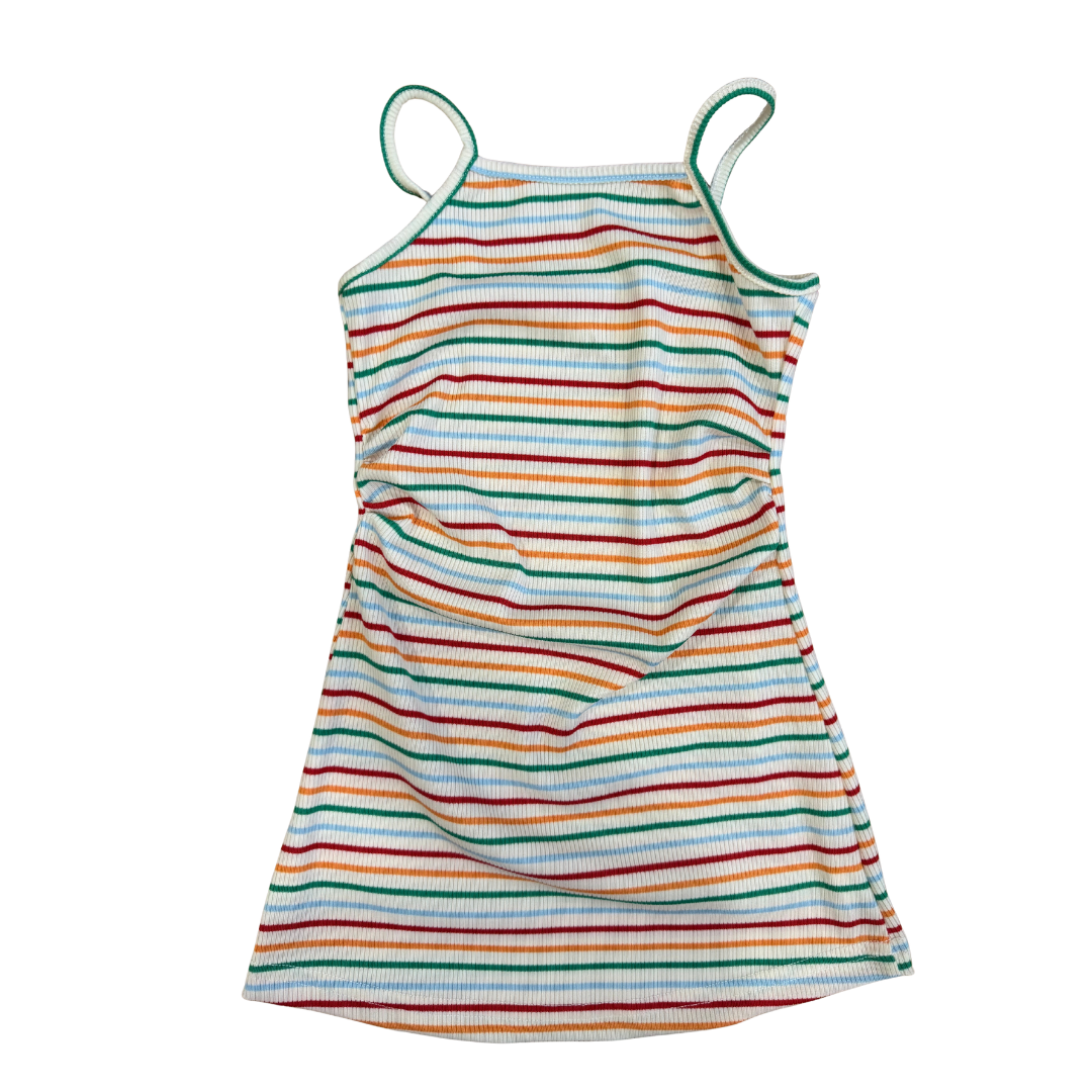Ribbed Striped Dress