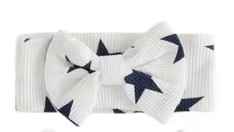 USA Stars Baby Bow