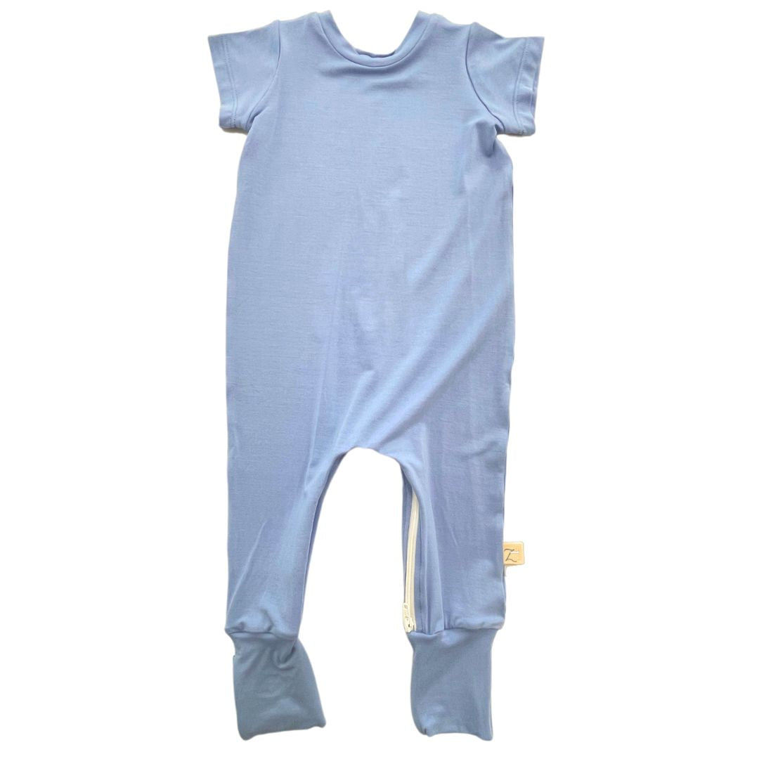 Zipease Ocean Bamboo Lyocell Zip Romper