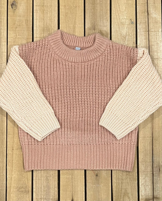 Color block Knit Sweater