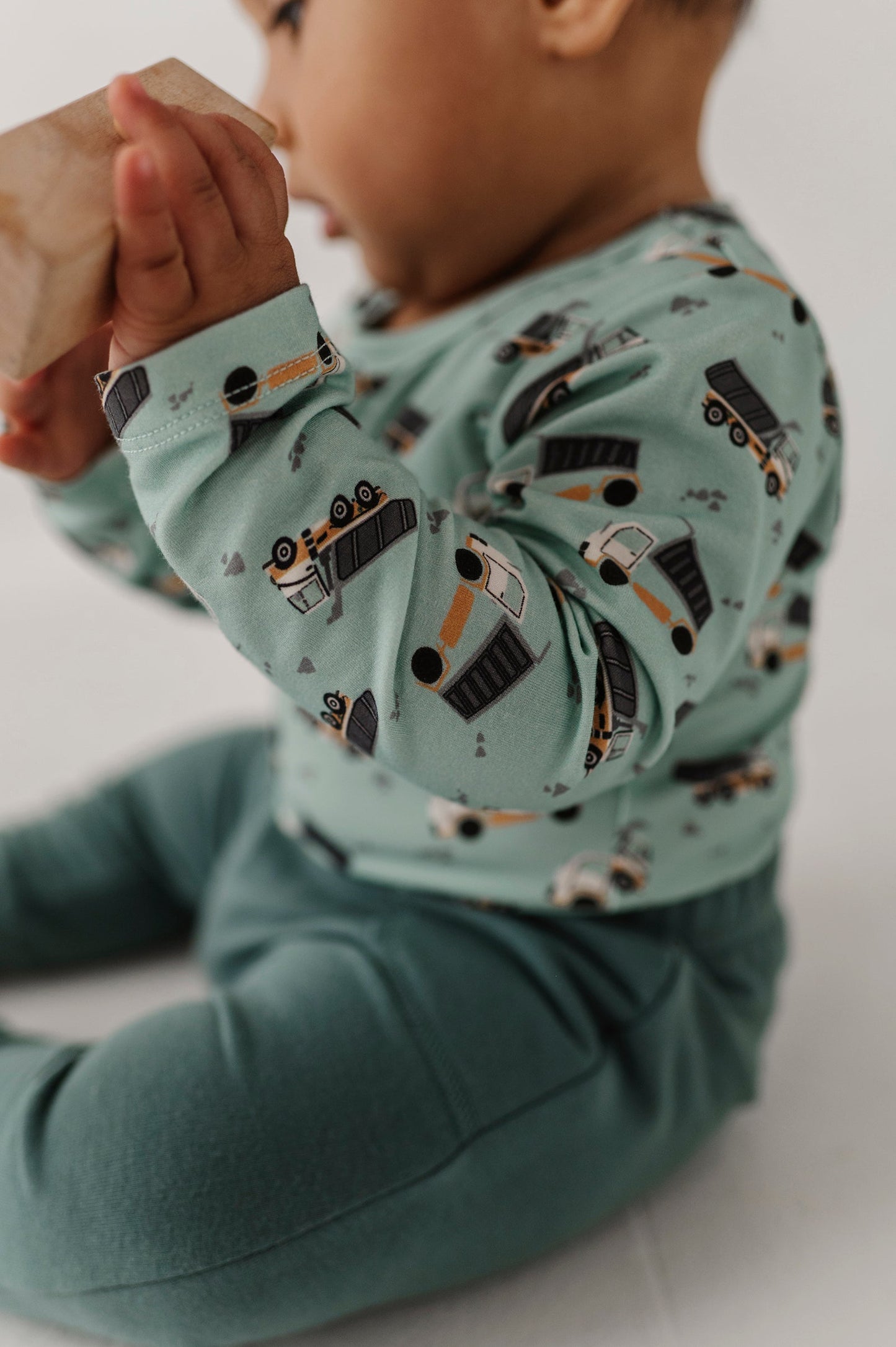 Baby Boy Pocket Pants in Atlantic