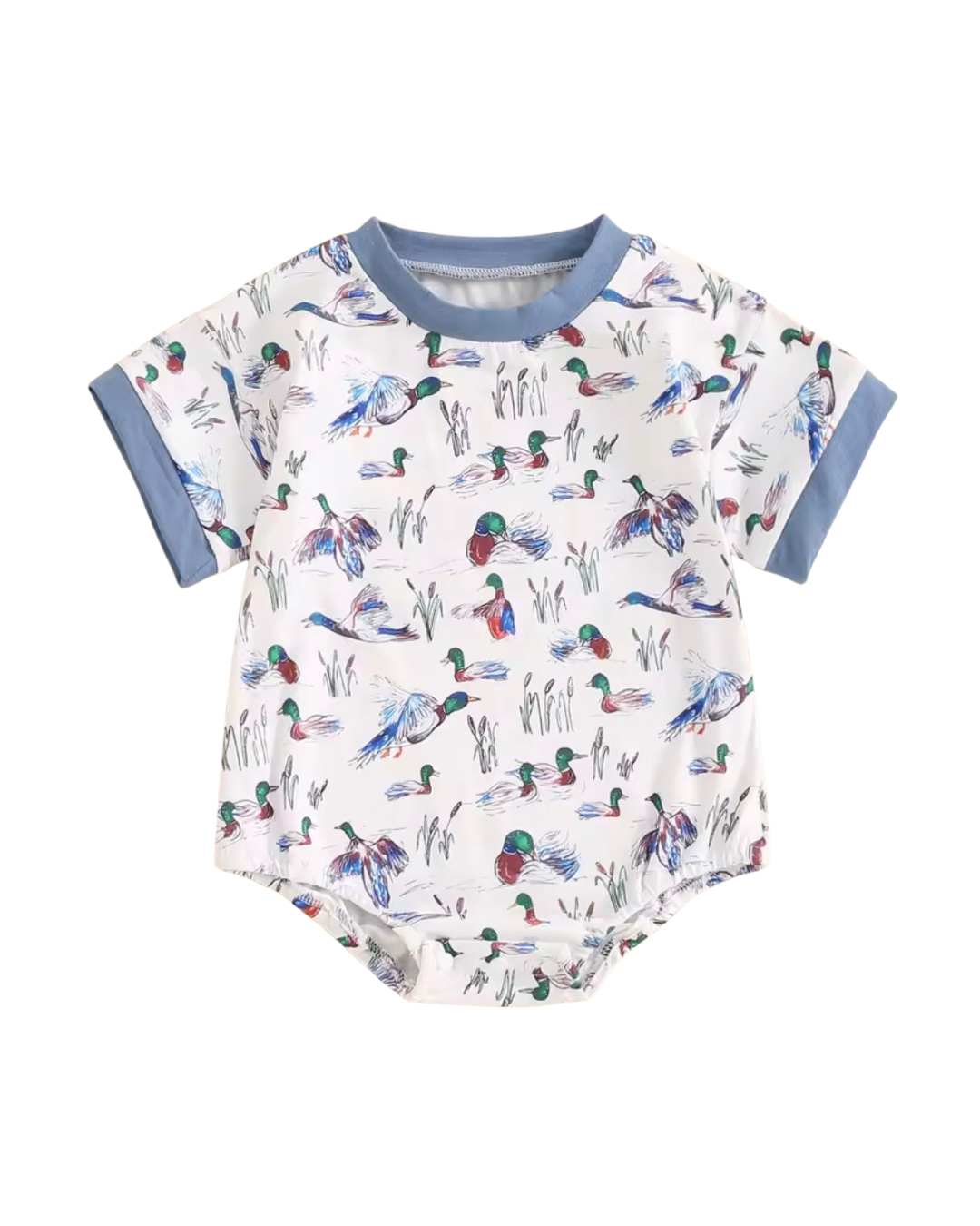 Duck Print Romper