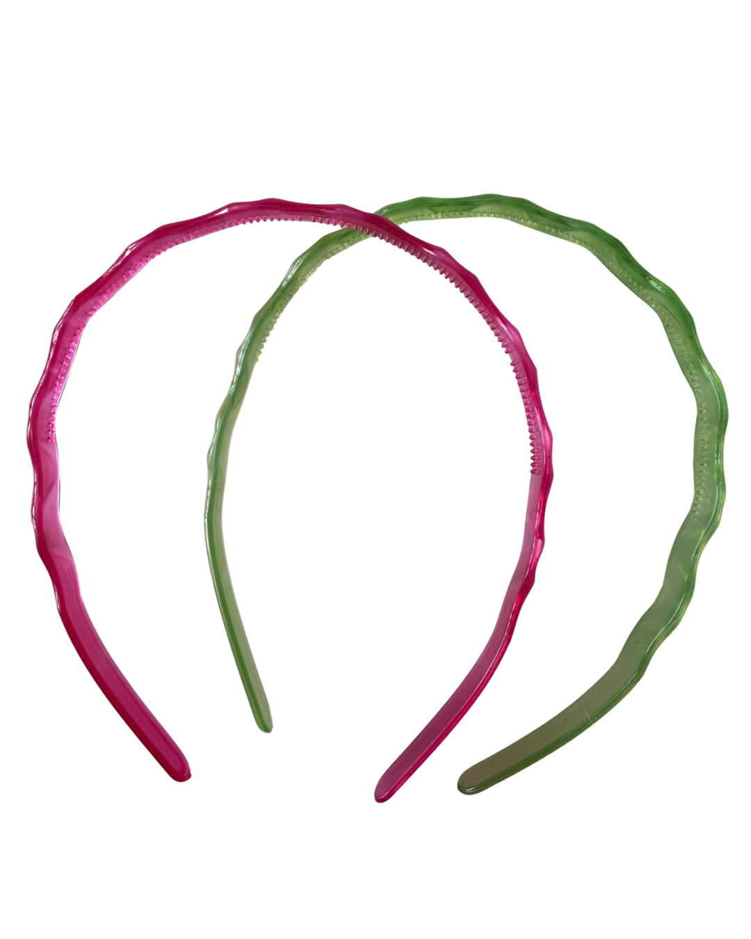 Clear Wavy Headbands