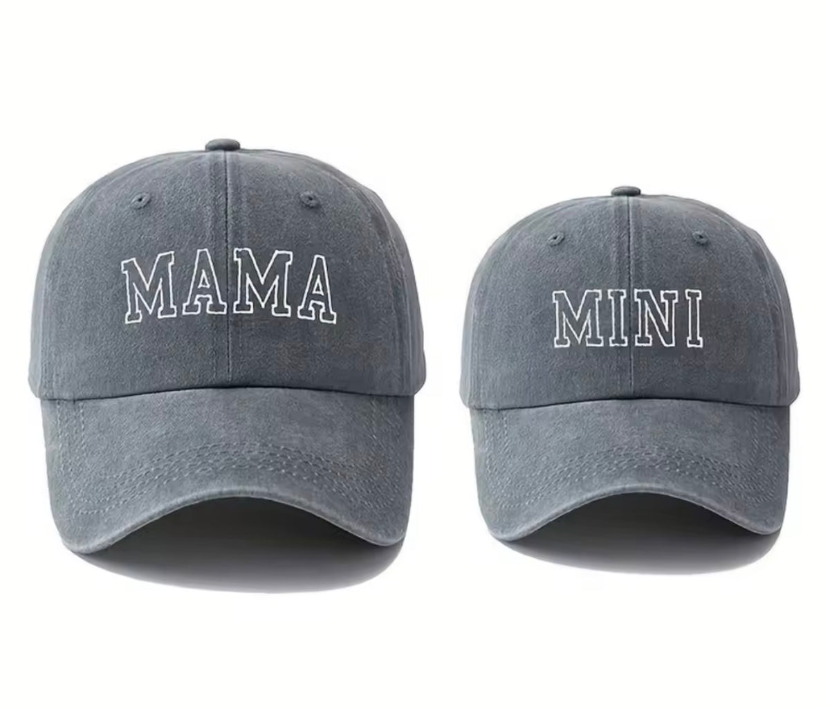 Acid Wash Mama & Mini Hats
