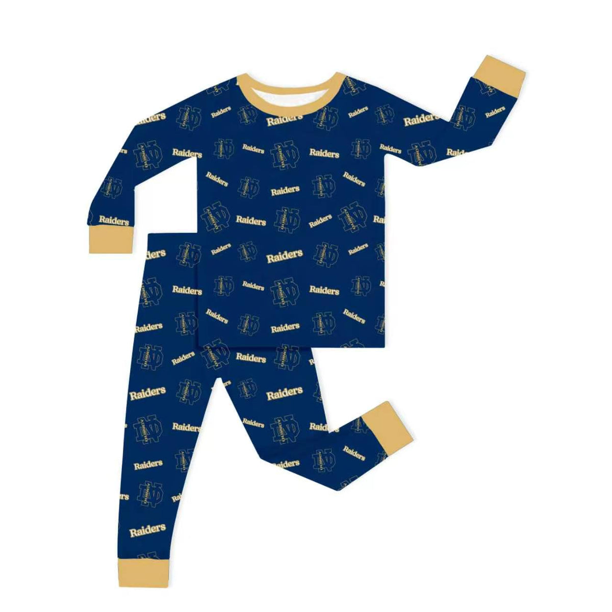 QND Raiders Long Sleeve Bamboo Pajama Set (preorder)