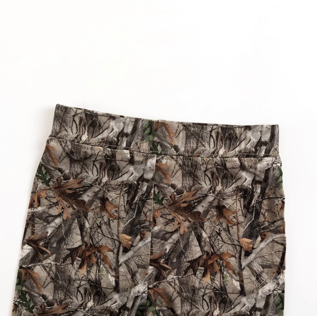 Camo Leaves Bamboo Pajamas