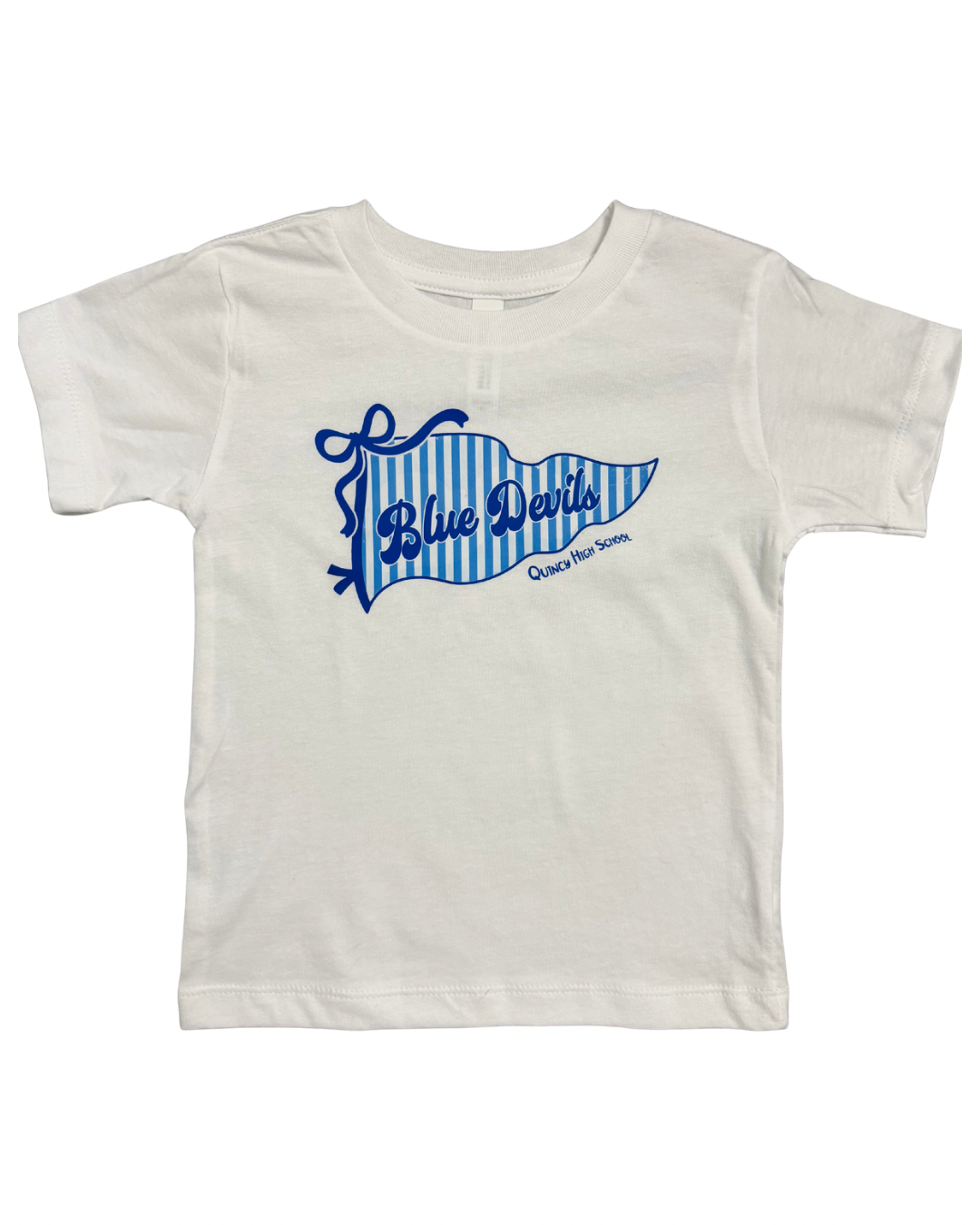 Quincy Blue Devils Pennant Tee