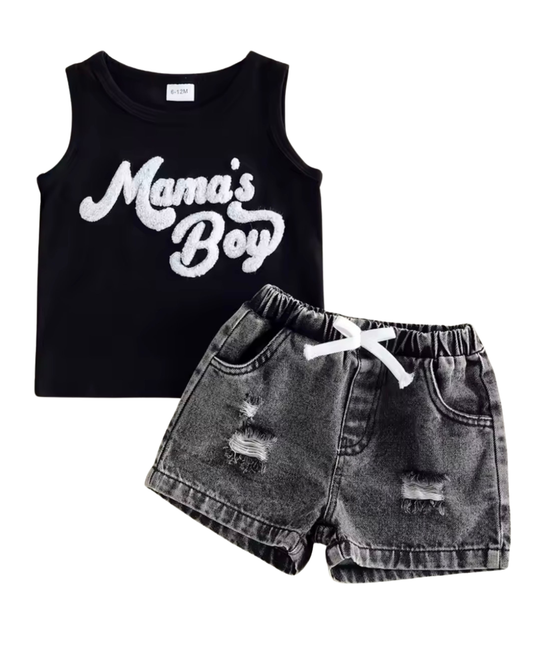 Mama's Boy Tank Set