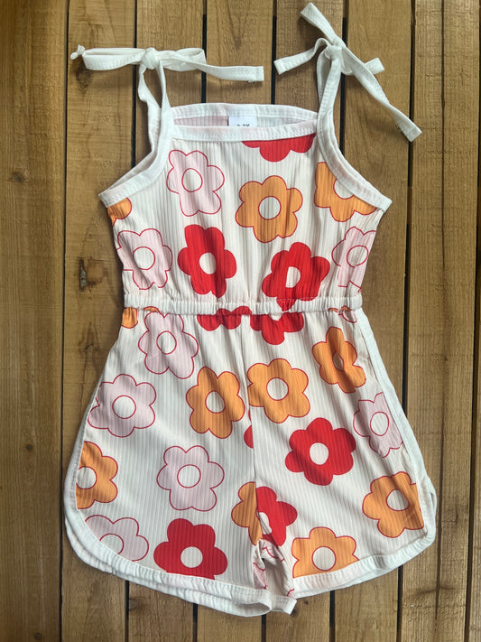 Flower Power Tie Romper