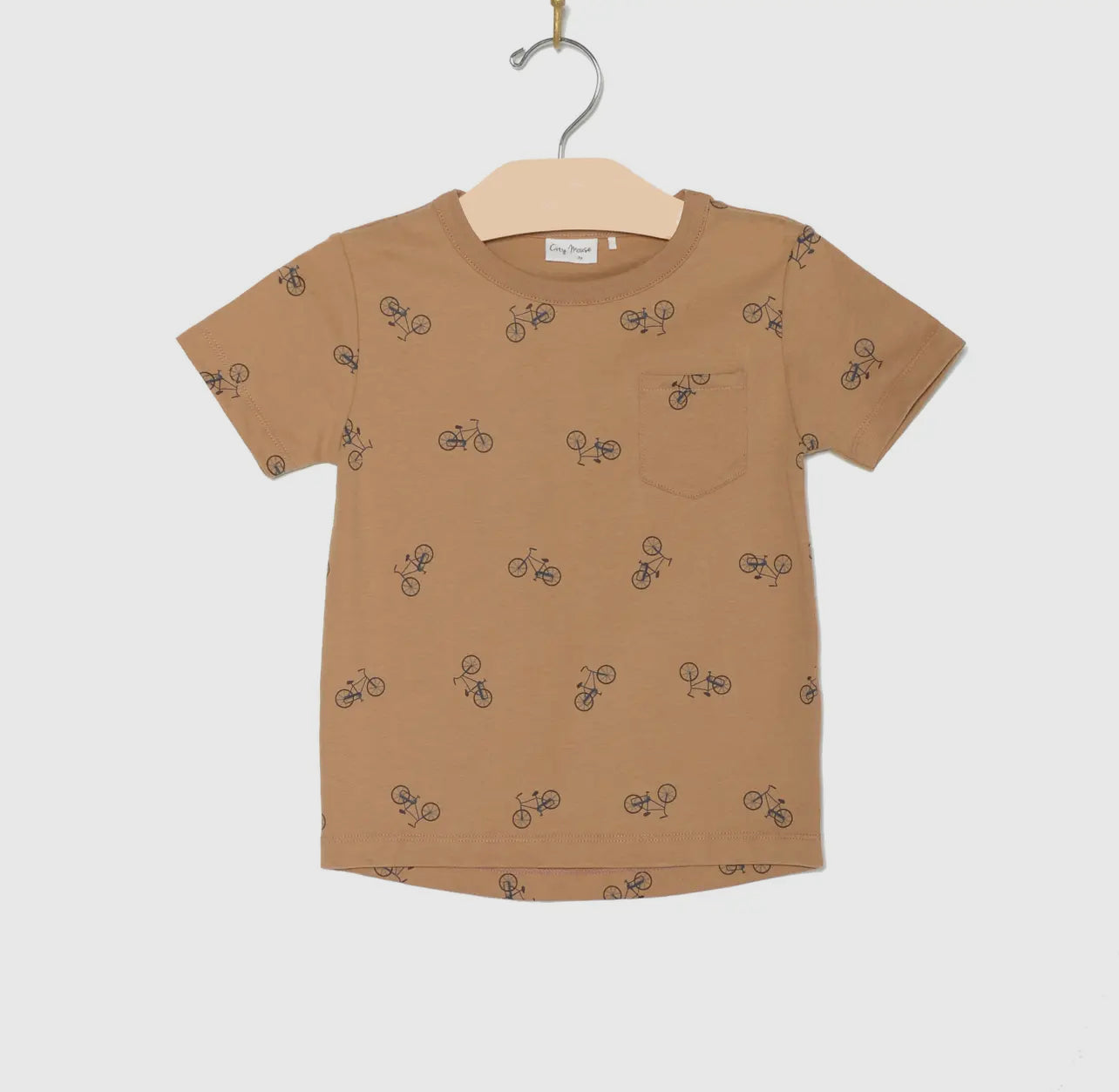 City Mouse Pocket Tee- Bikes