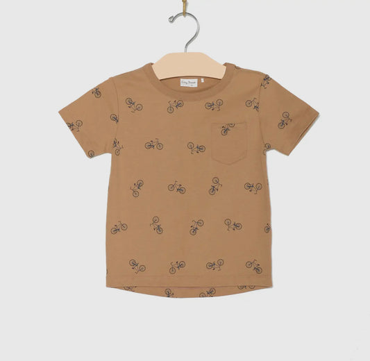 City Mouse Pocket Tee- Bikes