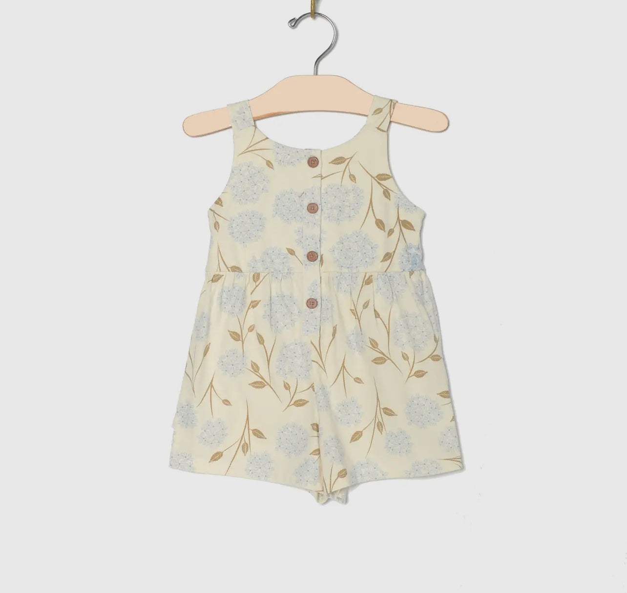 City Mouse Tank Romper- Hydrangea