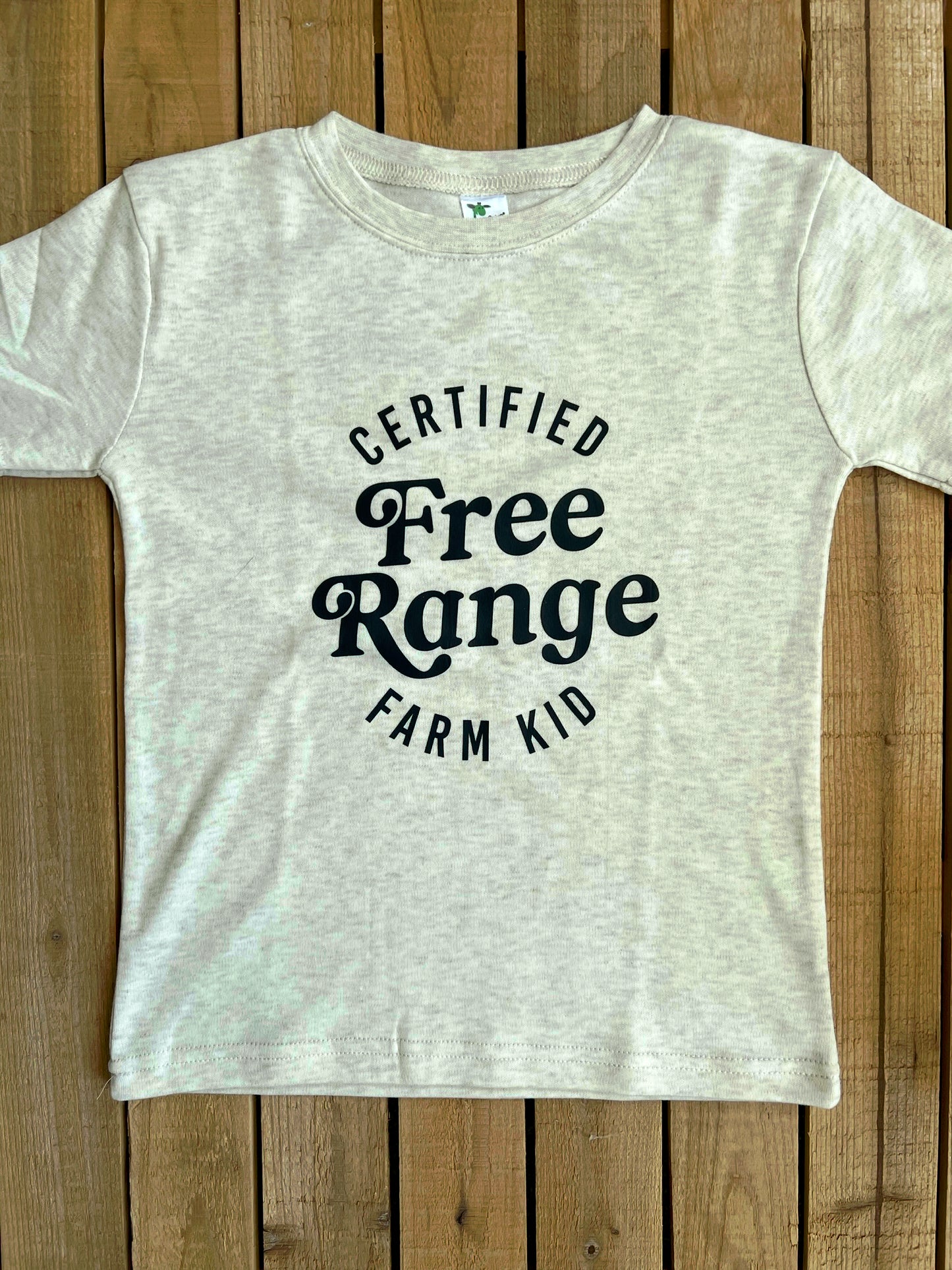 Certified Free Range Farm Kid Tee