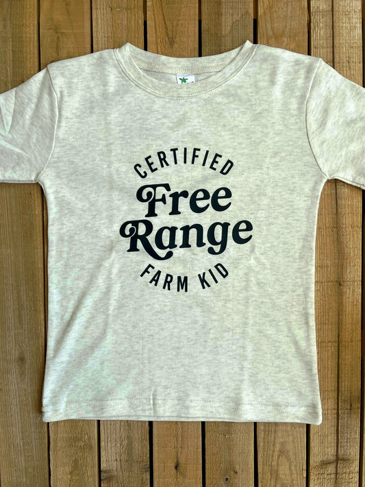 Certified Free Range Farm Kid Tee