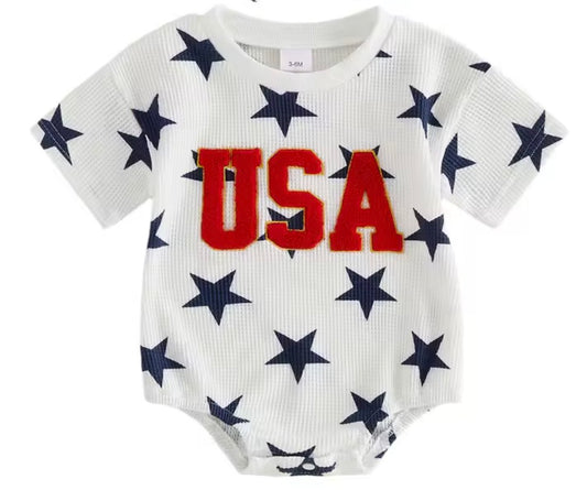 USA Stars Romper
